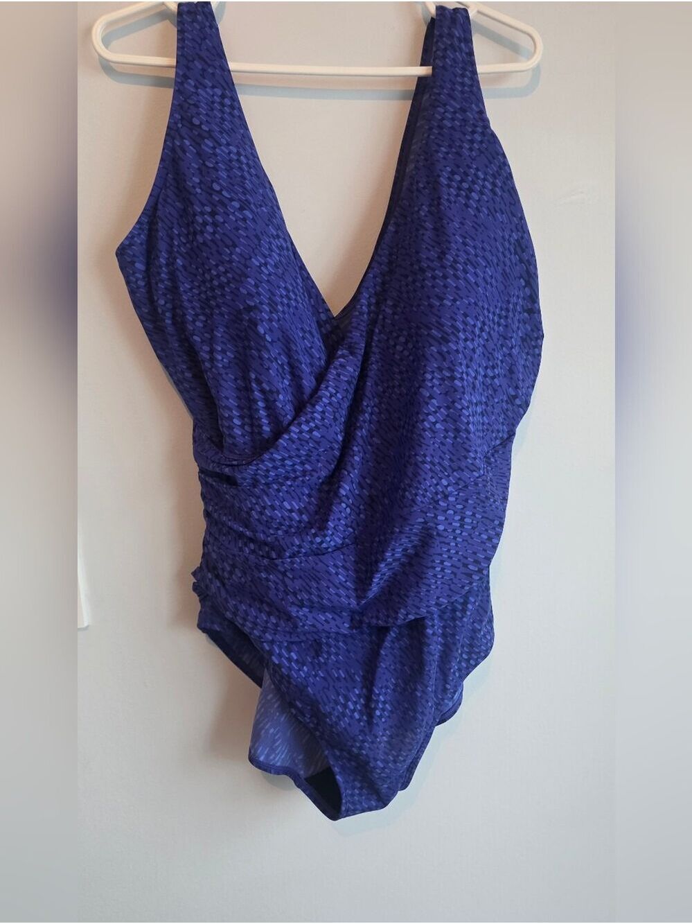 LL Bean Blue Slimming Swimsuit
